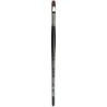 da Vinci TOP-ACRYL Bright Red-Brown Brush, Synthetic, Acrylic & Oil, Flat, Series 7185K, Size 8