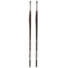 da Vinci TOP-ACRYL Red-Brown Brush, Synthetic, Acrylic & Oil, Slant, Series 7187, Size 4, Pack of 2