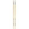 da Vinci TOP-ACRYL White Brush, Synthetic, Acrylic & Oil, Filbert, Series 7482, Size 4, Pack of 2