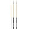 da Vinci CHUNEO Synthetic Hog Bristle, Oil, Round, Series 7729, Size 2, Pack of 3
