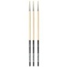 da Vinci CHUNEO Synthetic Hog Bristle, Oil, Round, Series 7729, Size 4, Pack of 3