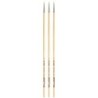 da Vinci TOP-ACRYL White Brush, Synthetic, Acrylic & Oil, Round, Series 7782, Size 1, Pack of 3