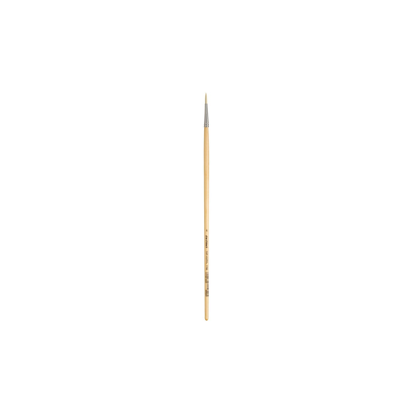 da Vinci TOP-ACRYL White Brush, Synthetic, Acrylic & Oil, Round, Series 7782, Size 4
