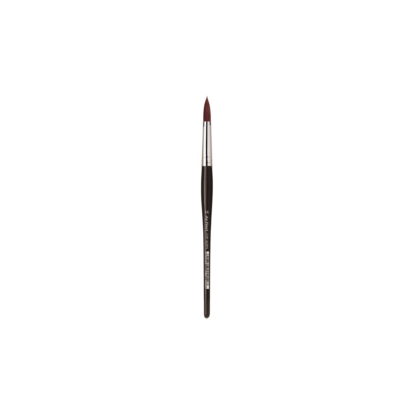 da Vinci TOP-ACRYL Red-Brown Brush, Synthetic, Acrylic & Oil, Round, Series 7785K, Size 16
