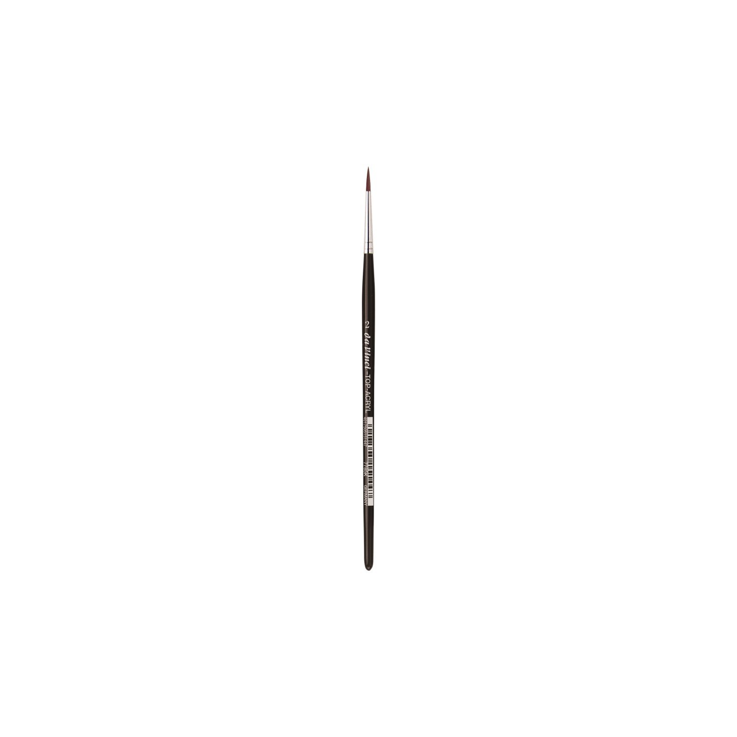 da Vinci TOP-ACRYL Red-Brown Brush, Synthetic, Acrylic & Oil, Round, Series 7785K, Size 2