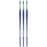 da Vinci FORTE-Acrylics Student Brush, Synthetic, Acrylic & Oil, Round, Series 8630, Size 10, Pack of 3