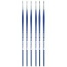 da Vinci FORTE-Acrylics Student Brush, Synthetic, Acrylic & Oil, Round, Series 8630, Size 2, Pack of 6