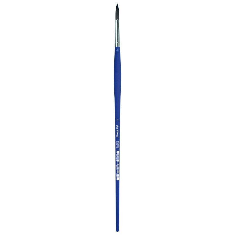 da Vinci FORTE-Acrylics Student Brush, Synthetic, Acrylic & Oil, Round, Series 8630, Size 8