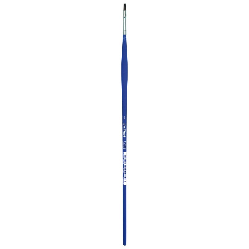 da Vinci FORTE-Acrylics Student Brush, Synthetic, Acrylic & Oil, Flat, Series 8640, Size 2