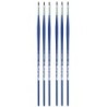 da Vinci FORTE-Acrylics Student Brush, Synthetic, Acrylic & Oil, Flat, Series 8640, Size 2, Pack of 6