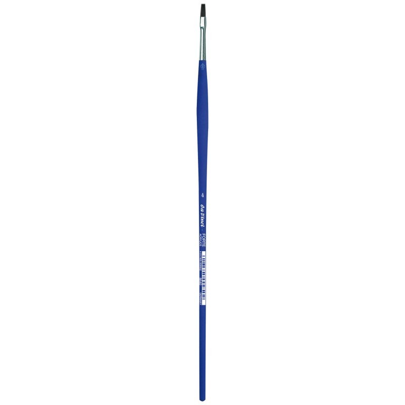 da Vinci FORTE-Acrylics Student Brush, Synthetic, Acrylic & Oil, Flat, Series 8640, Size 4