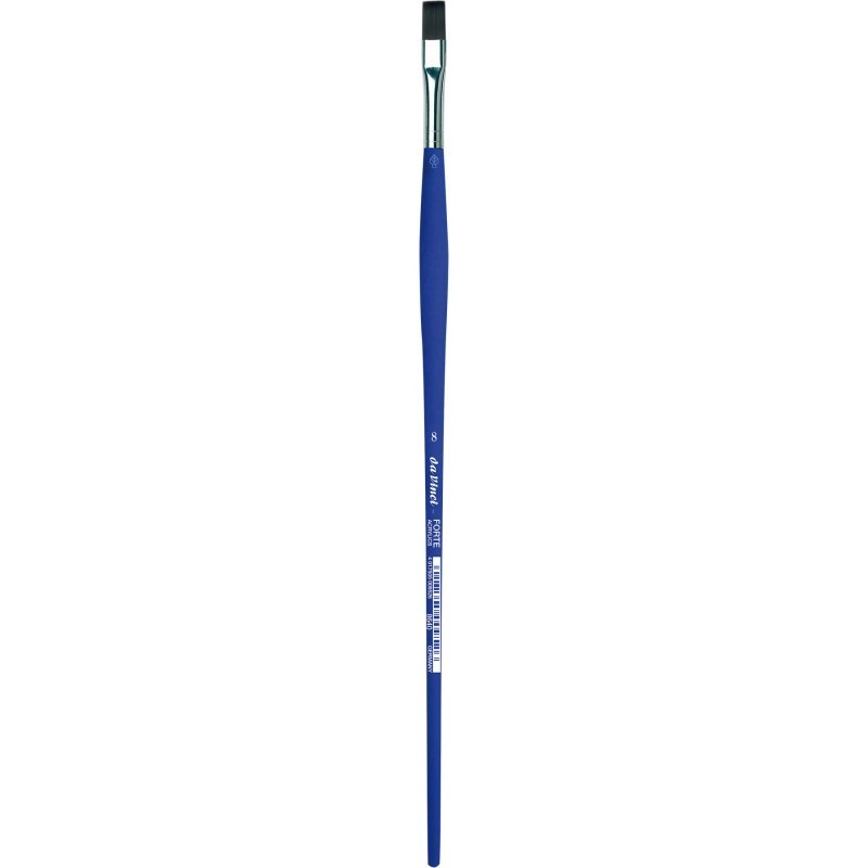 da Vinci FORTE-Acrylics Student Brush, Synthetic, Acrylic & Oil, Flat, Series 8640, Size 8
