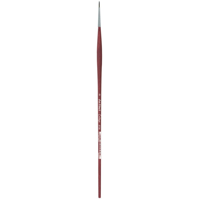 da Vinci COLLEGE Student Brush, Synthetic, Acrylic & Oil, Round, Series 8730, Size 0
