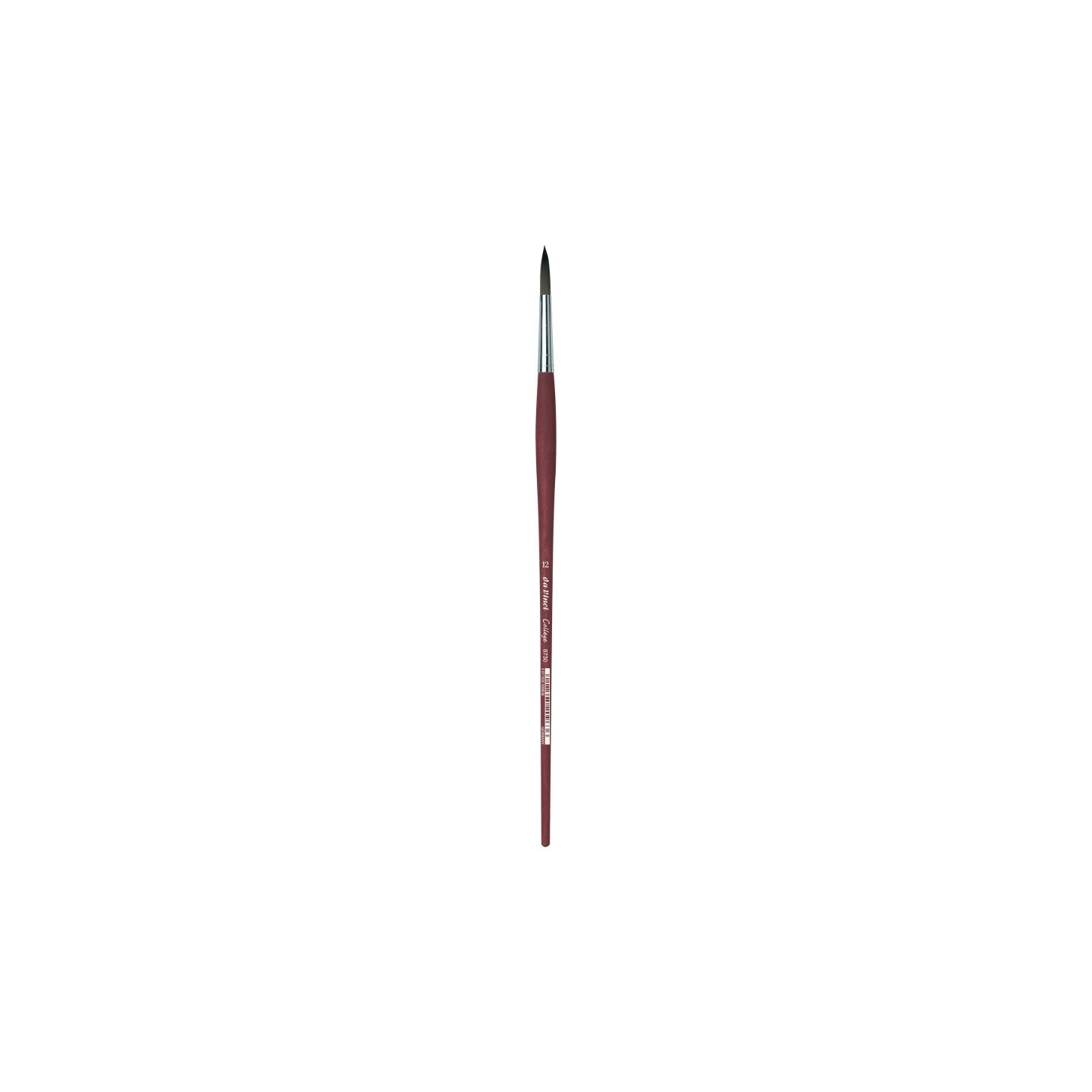 da Vinci COLLEGE Student Brush, Synthetic, Acrylic & Oil, Round, Series 8730, Size 12