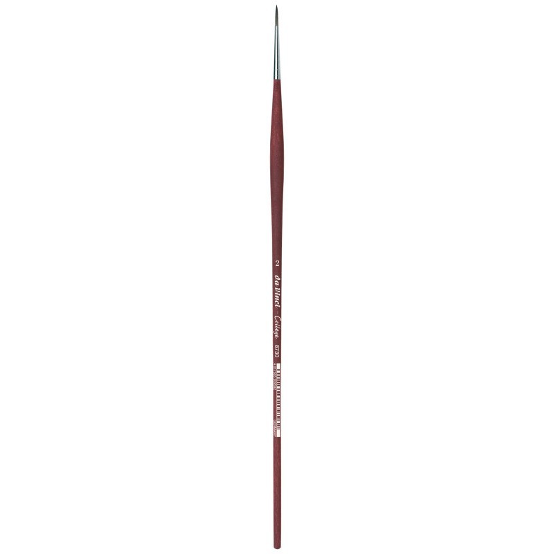 da Vinci COLLEGE Student Brush, Synthetic, Acrylic & Oil, Round, Series 8730, Size 2