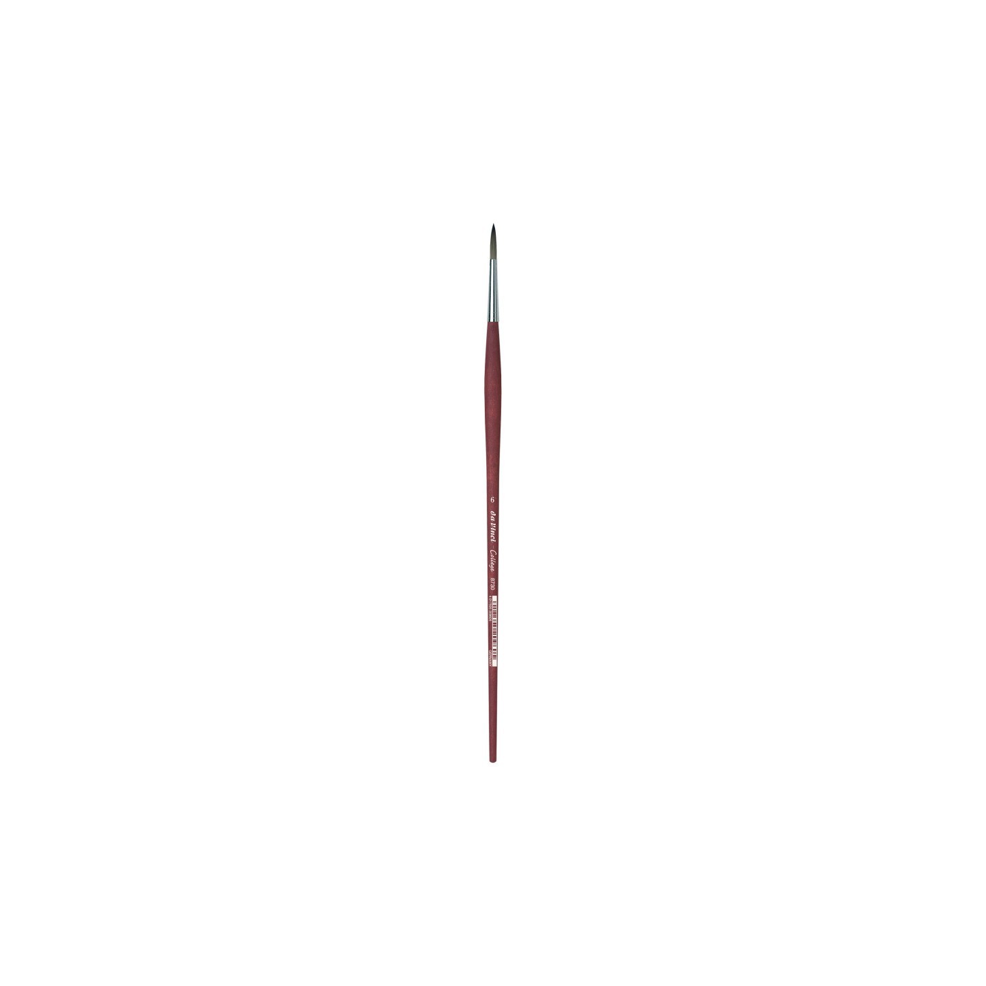 da Vinci COLLEGE Student Brush, Synthetic, Acrylic & Oil, Round, Series 8730, Size 6