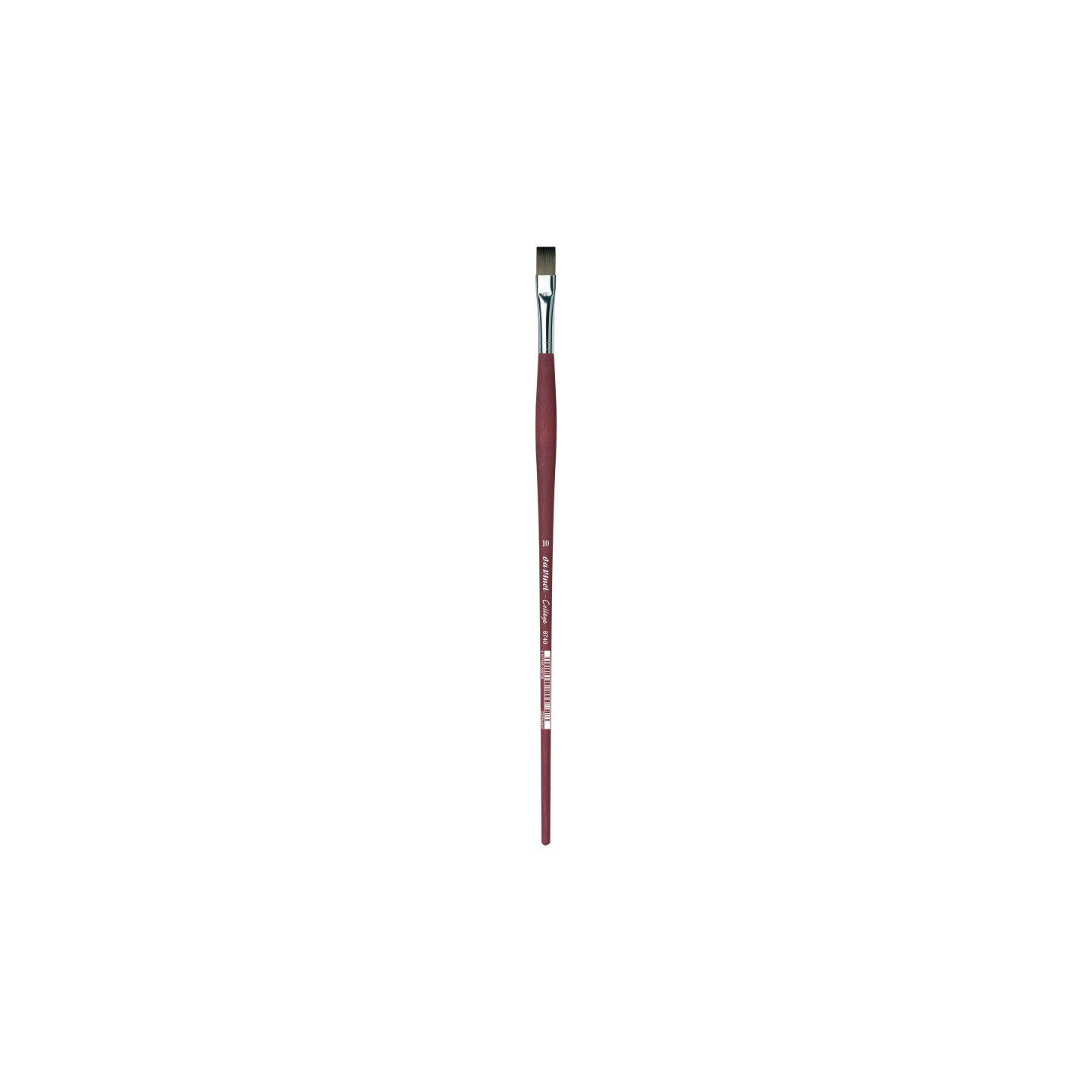 da Vinci COLLEGE Student Brush, Synthetic, Acrylic & Oil, Flat, Series 8740, Size 10