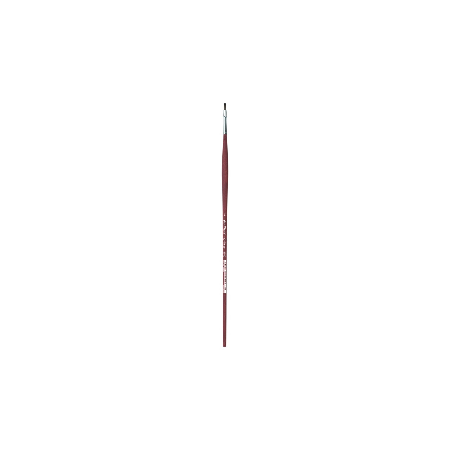 da Vinci COLLEGE Student Brush, Synthetic, Acrylic & Oil, Flat, Series 8740, Size 2