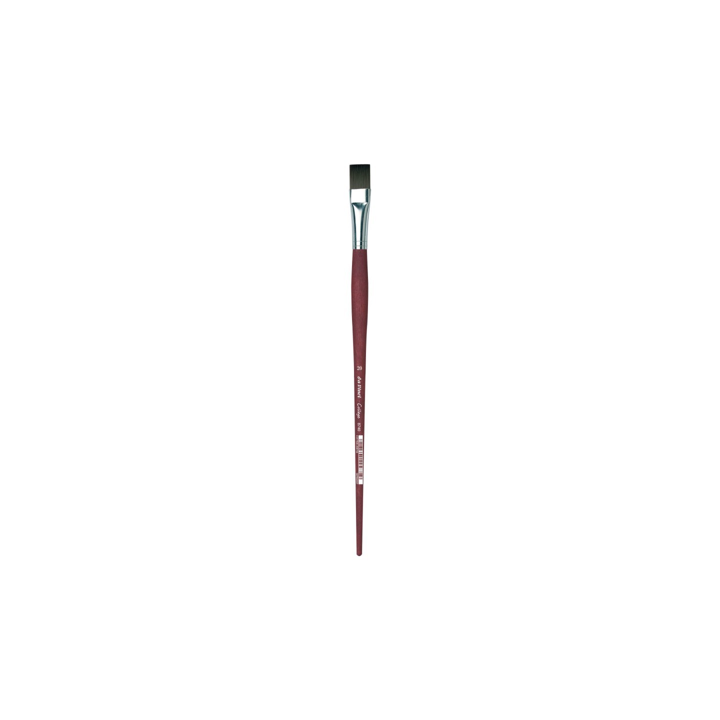 da Vinci COLLEGE Student Brush, Synthetic, Acrylic & Oil, Flat, Series 8740, Size 20
