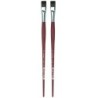 da Vinci COLLEGE Student Brush, Synthetic, Acrylic & Oil, Flat, Series 8740, Size 20, Pack of 2