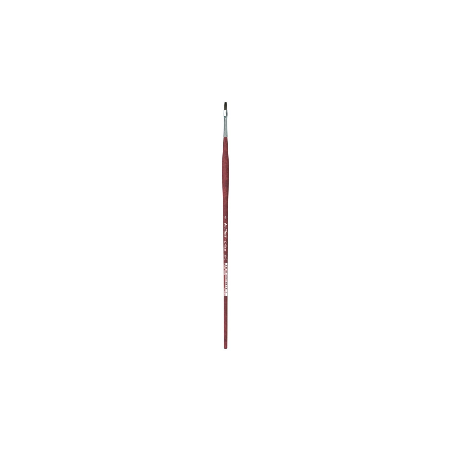 da Vinci COLLEGE Student Brush, Synthetic, Acrylic & Oil, Flat, Series 8740, Size 4