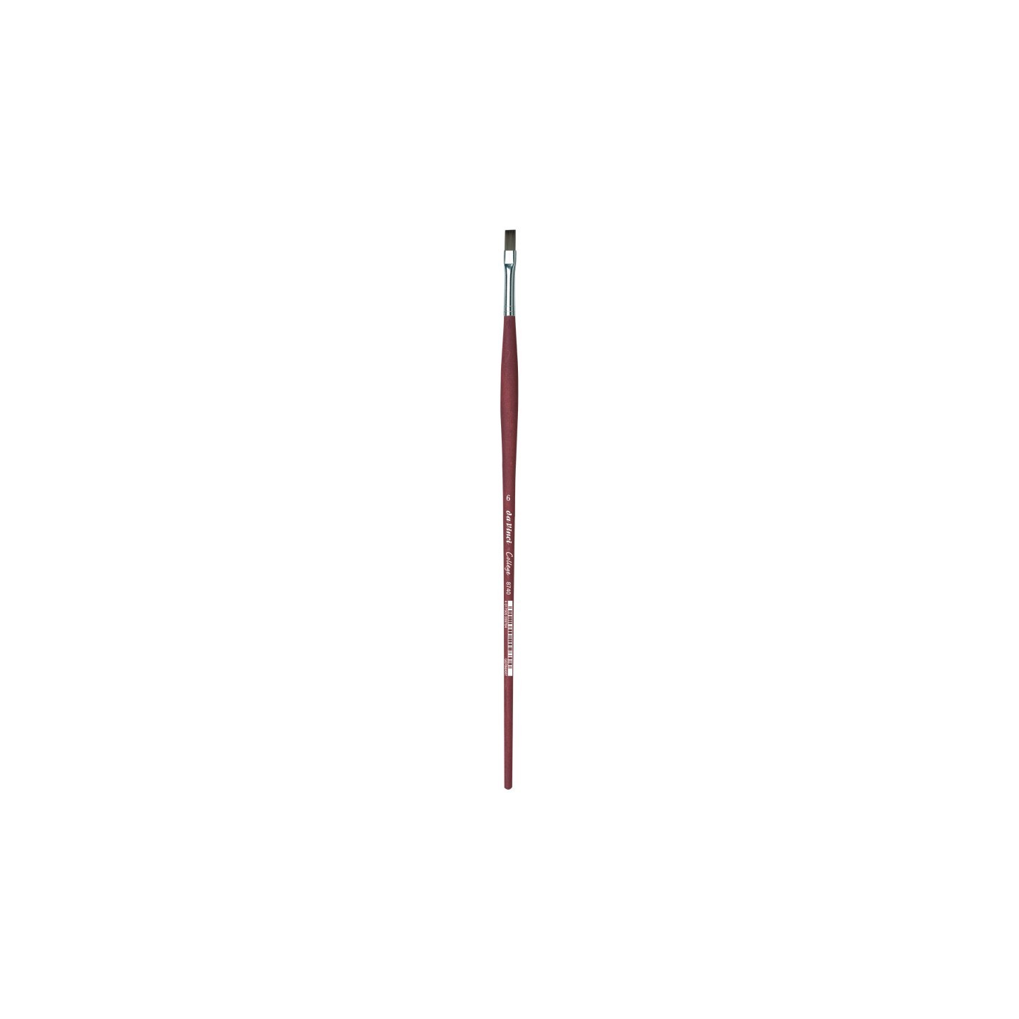 da Vinci COLLEGE Student Brush, Synthetic, Acrylic & Oil, Flat, Series 8740, Size 6