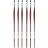 da Vinci COLLEGE Student Brush, Synthetic, Acrylic & Oil, Flat, Series 8740, Size 6, Pack of 6