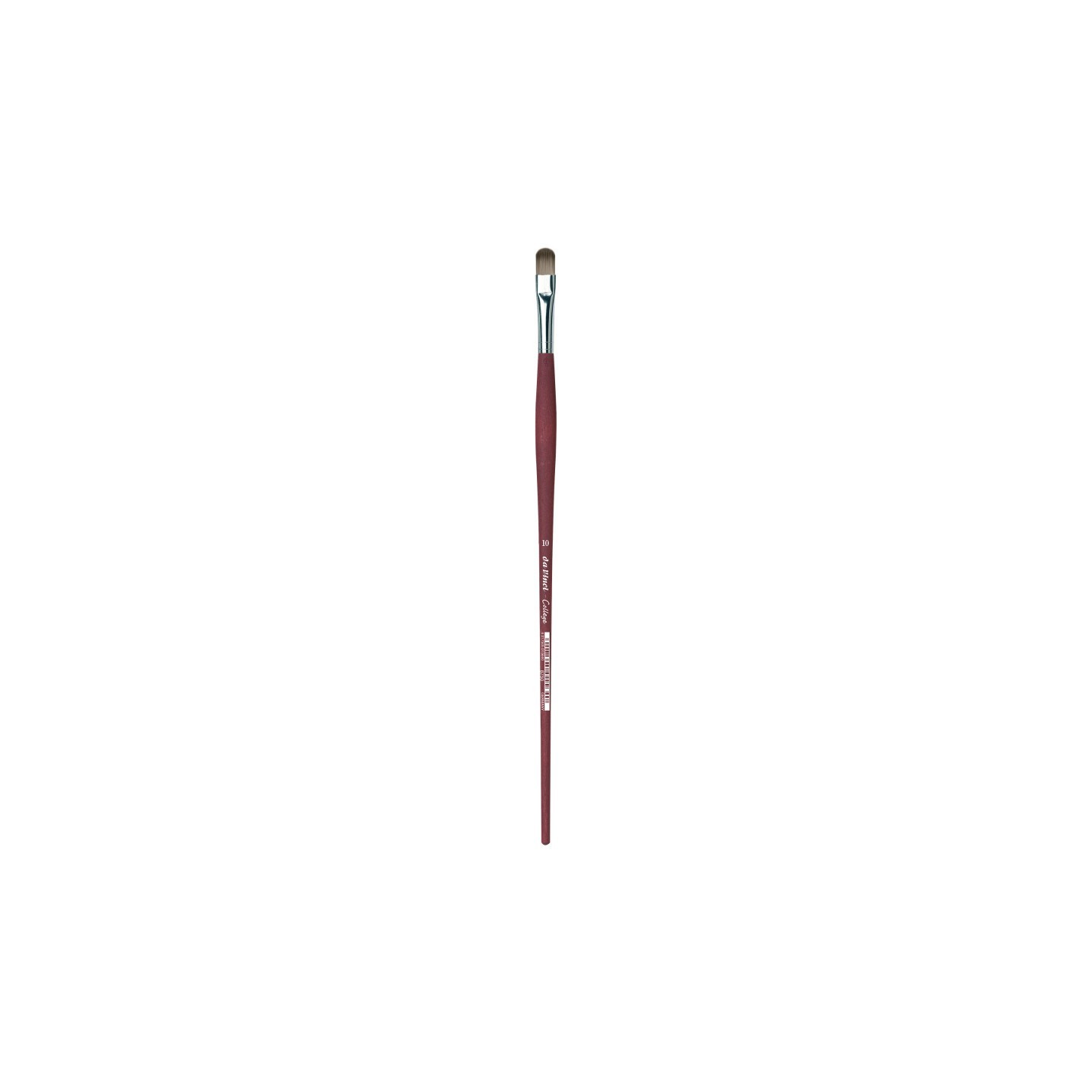da Vinci COLLEGE Student Brush, Synthetic, Acrylic & Oil, Filbert, Series 8750, Size 10