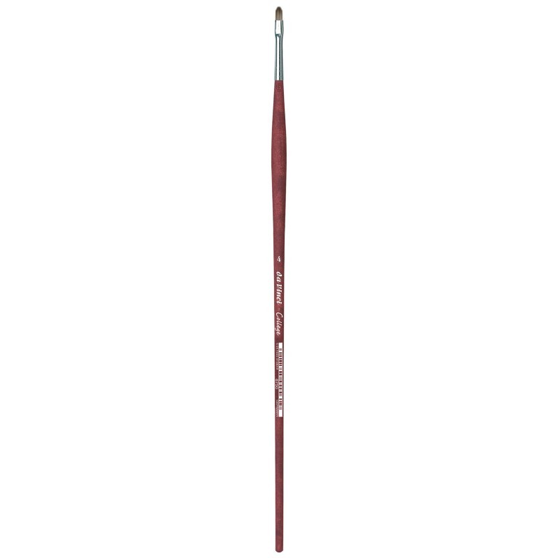 da Vinci COLLEGE Student Brush, Synthetic, Acrylic & Oil, Filbert, Series 8750, Size 4