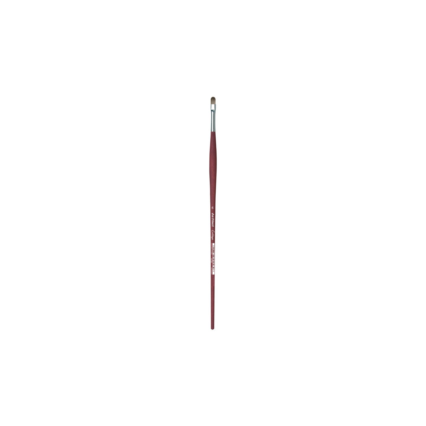 da Vinci COLLEGE Student Brush, Synthetic, Acrylic & Oil, Filbert, Series 8750, Size 6
