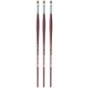 da Vinci COLLEGE Student Brush, Synthetic, Acrylic & Oil, Filbert, Series 8750, Size 6, Pack of 3