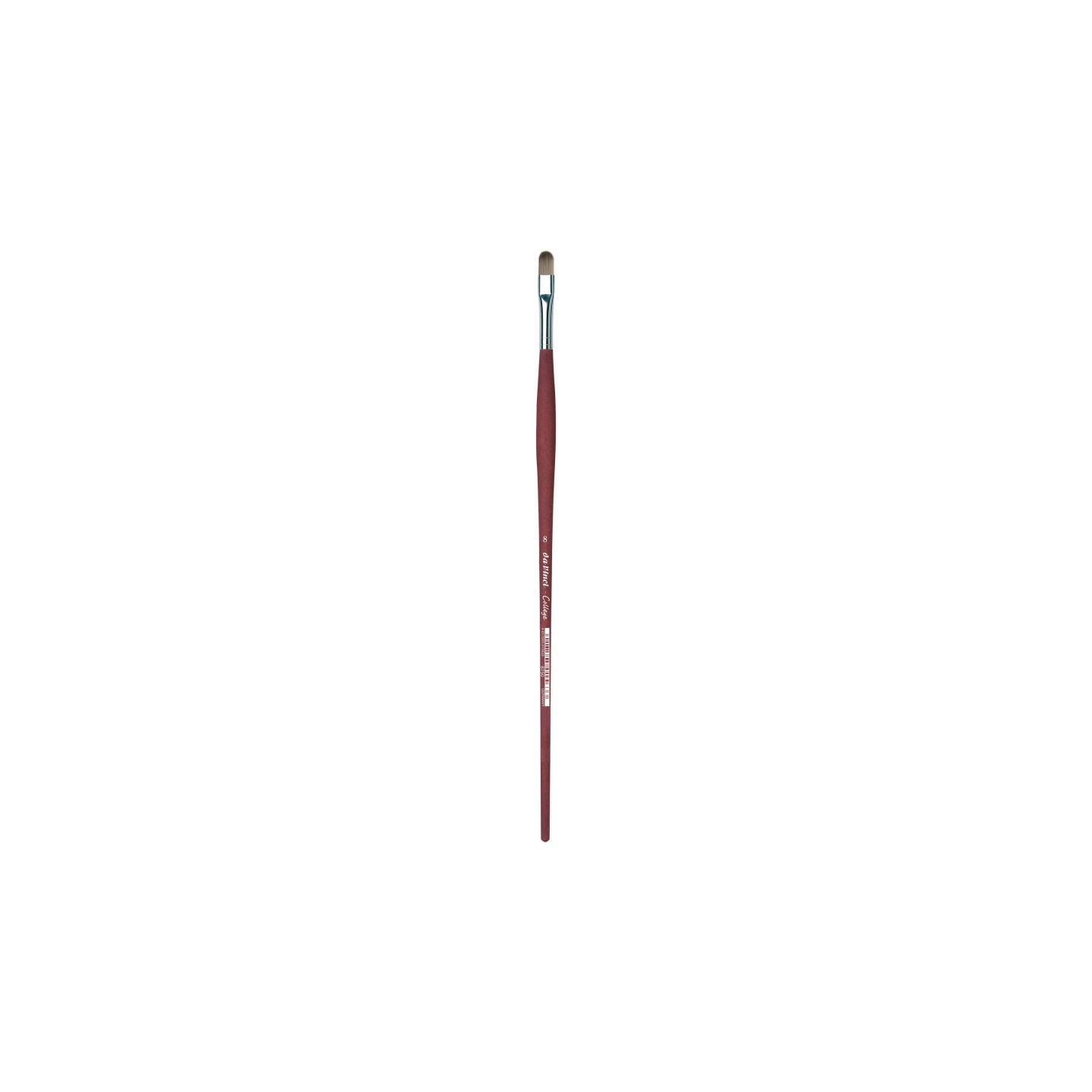 da Vinci COLLEGE Student Brush, Synthetic, Acrylic & Oil, Filbert, Series 8750, Size 8