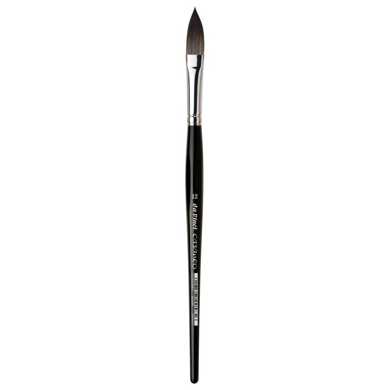 da Vinci CASANEO Wash, Synthetic, Watercolor, Oval-Pointed, Series 898, Size 12