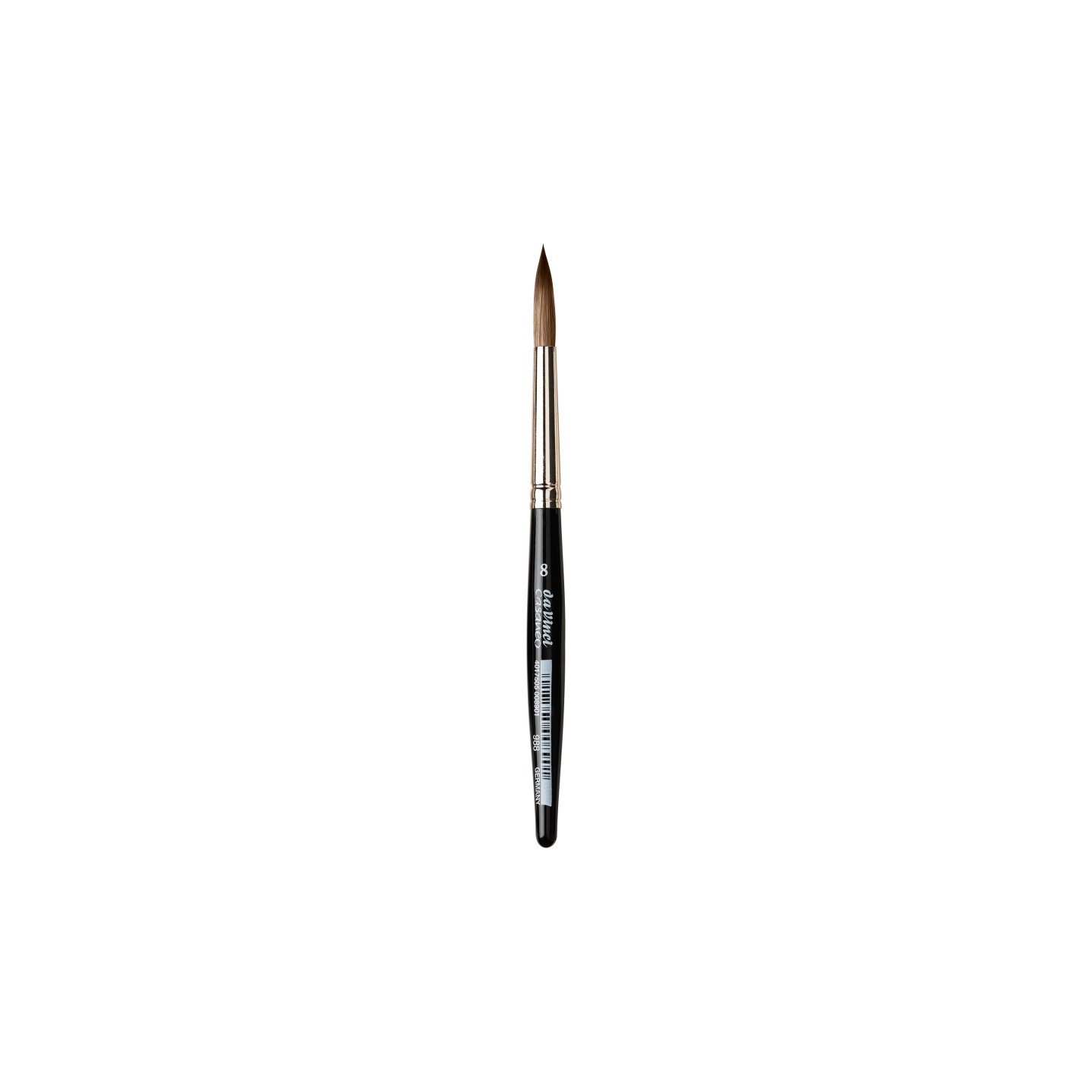 da Vinci CASANEO XS, Extra Soft Synthetic, Watercolor & Acrylic, Round, Series 988, Size 8