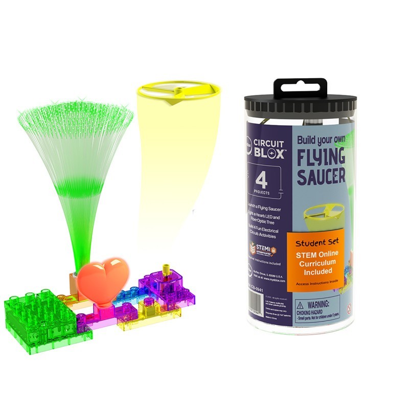 E-Blox® Circuit Blox Flying Saucer 4 Project Student Set
