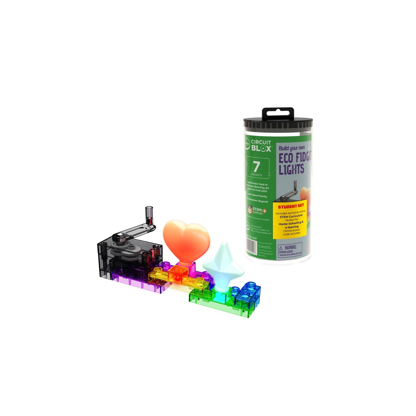 E-Blox® Circuit Blox Green Generator 7 Project Student Set