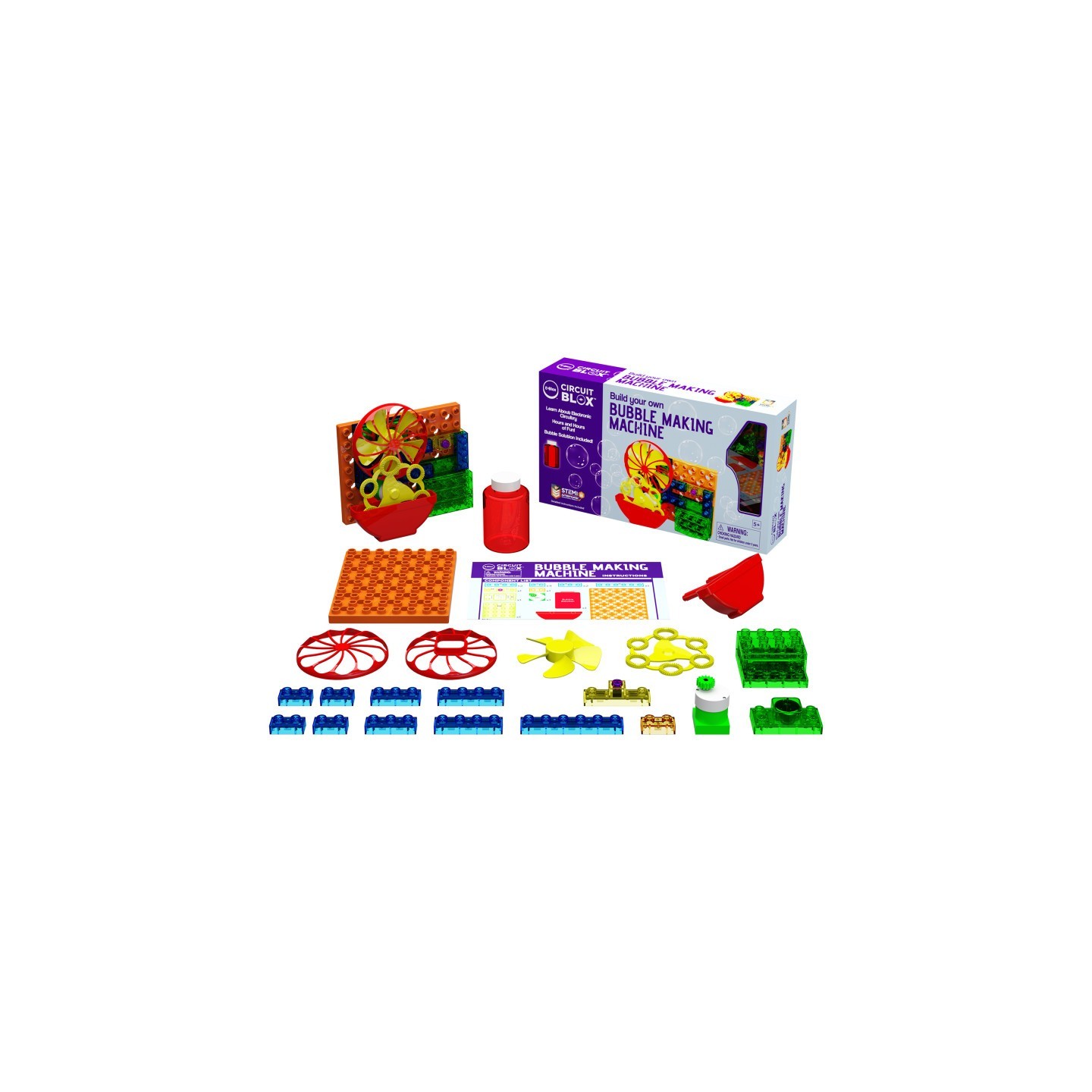 E-Blox® Circuit Blox™ BYO Bubble Making Machine, Student Set