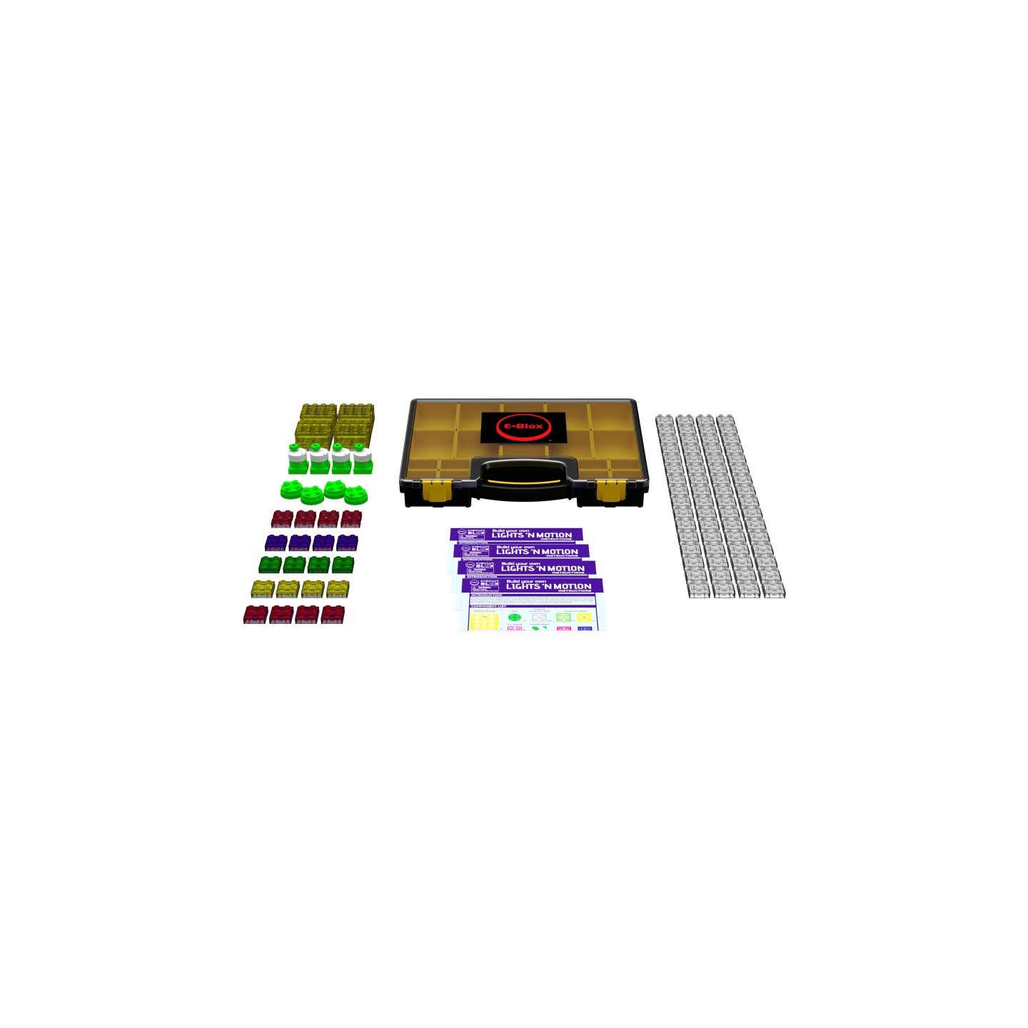 E-Blox® Circuit Blox™ Lights 'N Motion Geared Motor Multi-Student Class Set