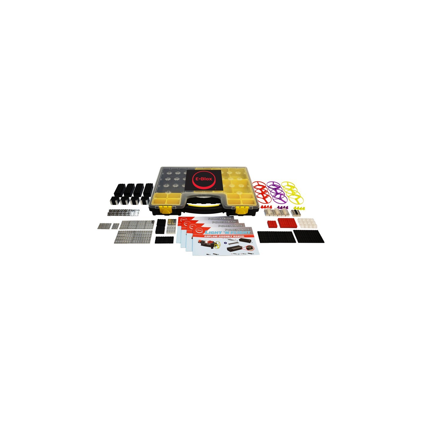 E-Blox® Power Blox™ Multi-Student Class Set, 3D Lights & Motor Circuits - Light 'N Flight