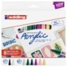 edding Acrylic Paint Markers, Nordic Colors, Set of 8