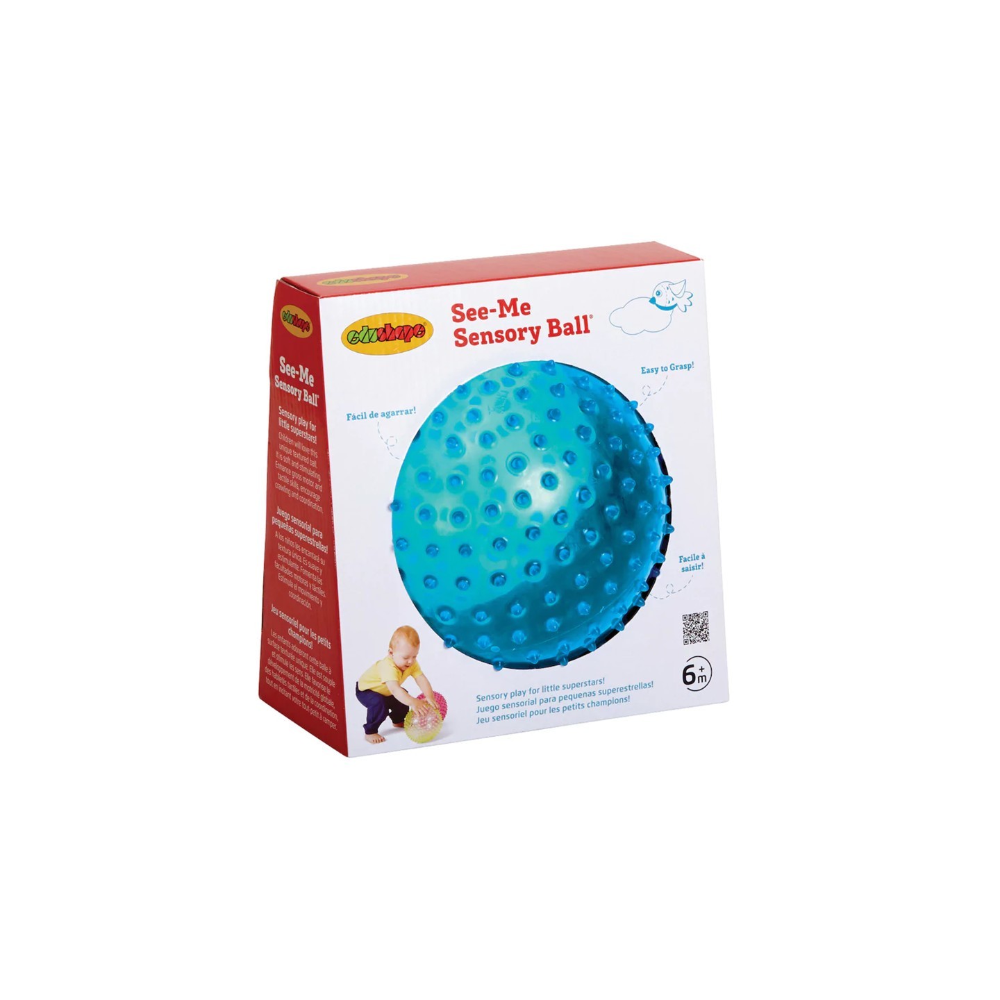 edushape® See-Me Sensory Ball, 7", Single