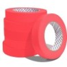 enday Masking Tape, 1" x 60 Yards, Red, Pack of 6
