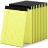 enday Legal Pad, 8-1/2" x 11", 50 Sheets, Canary, Pack of 12