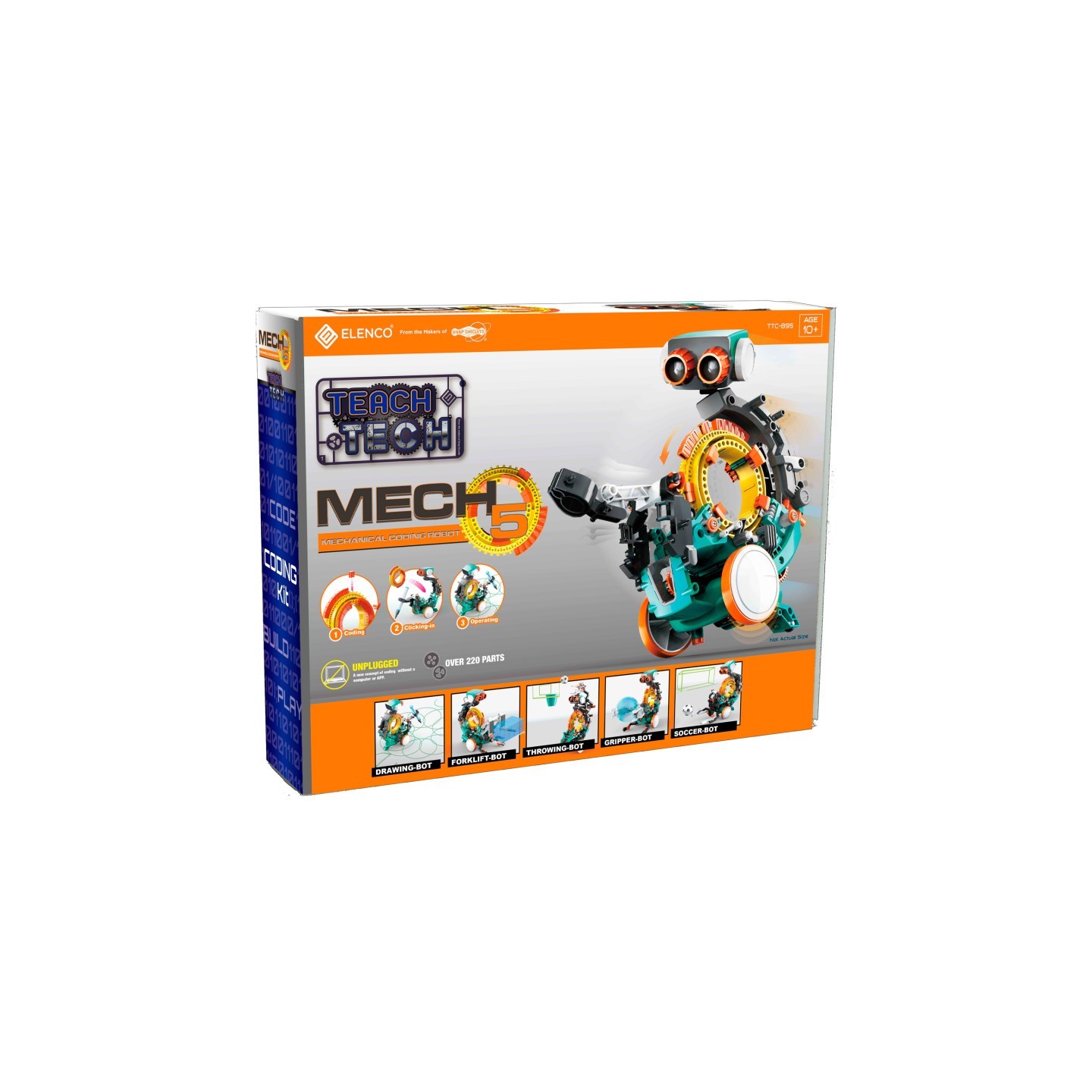 Elenco® TEACH TECH™ Mech-5, Mechanical Coding Robot