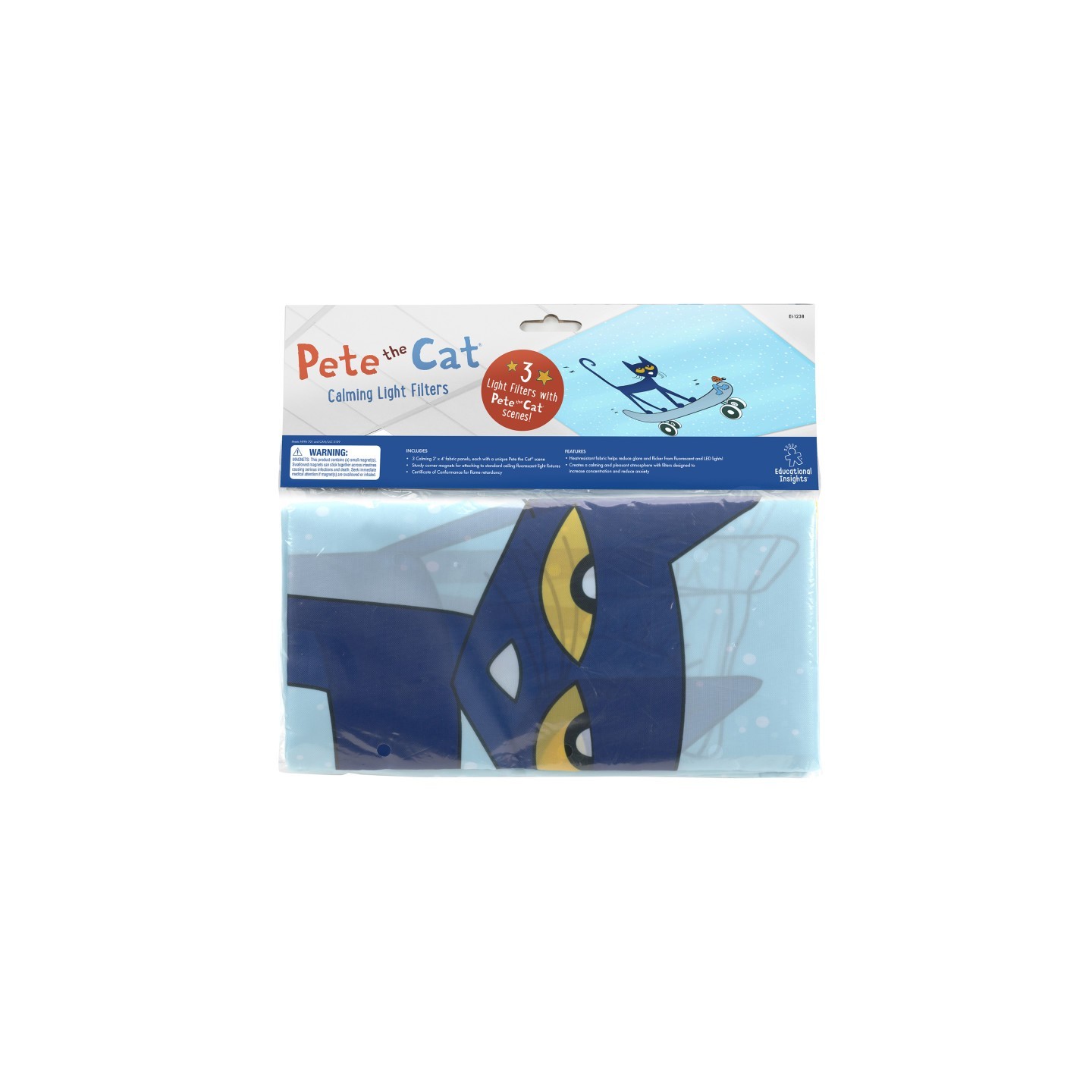 Educational Insights Pete the Cat® Calming Light Filters, Pack of 3