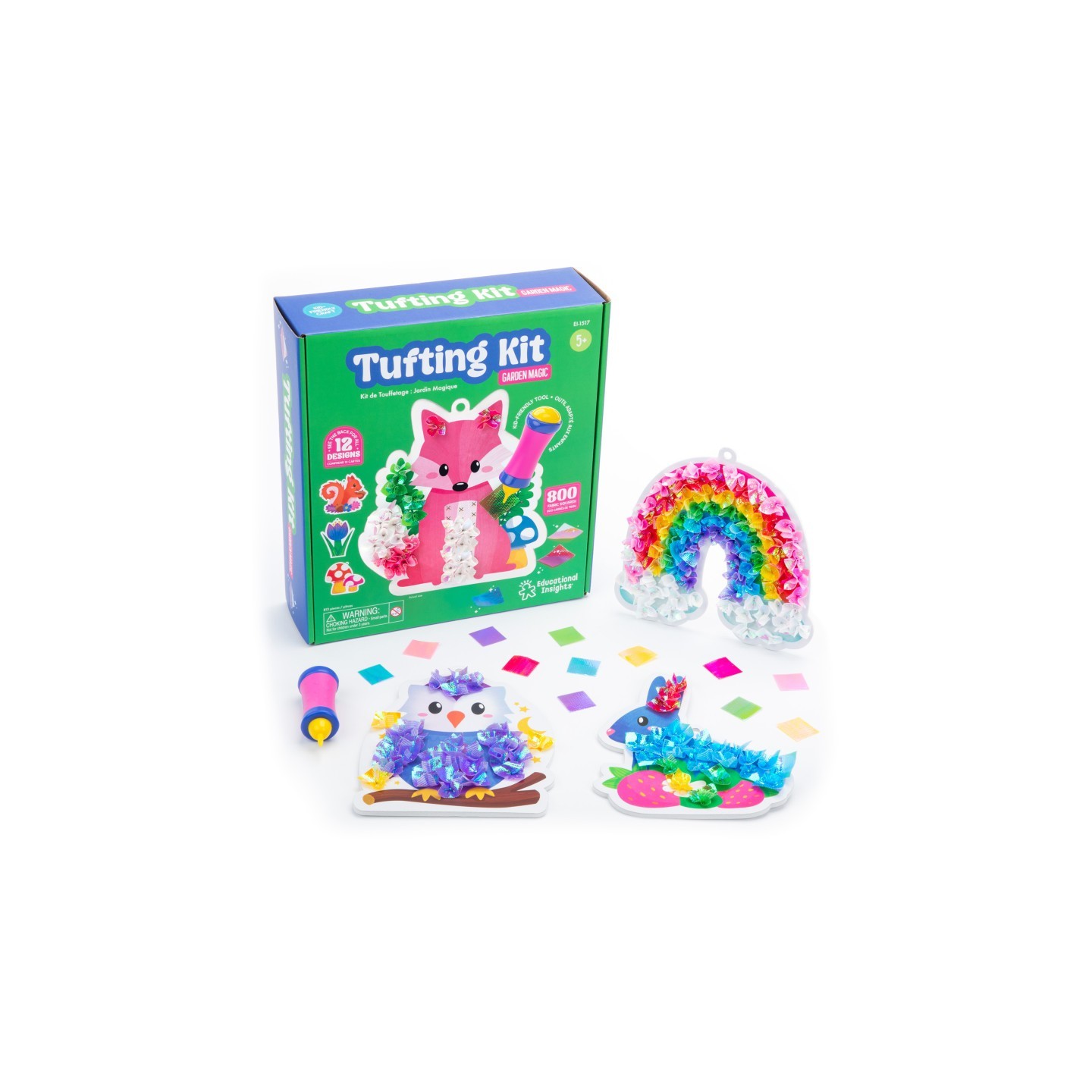 Educational Insights Tufting Kit - Arts and Crafts for Kids