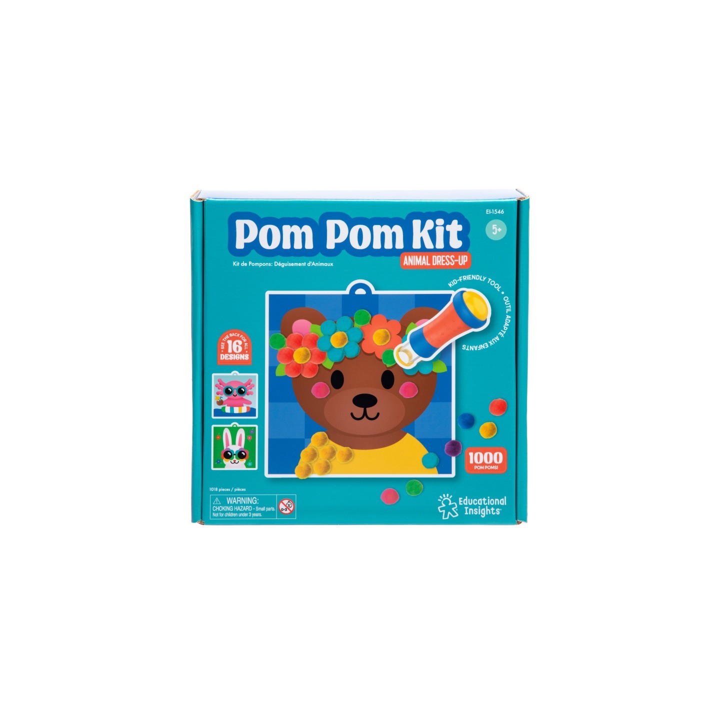 Educational Insights Pom Pom Popper Kit