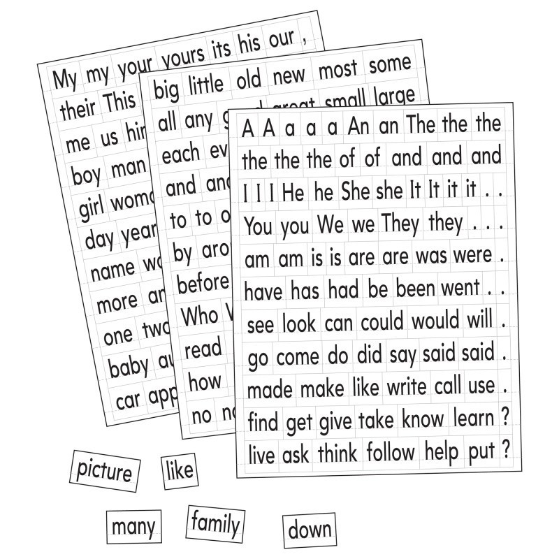 Educational Insights Magnetic Sight Words and Sentence Builders