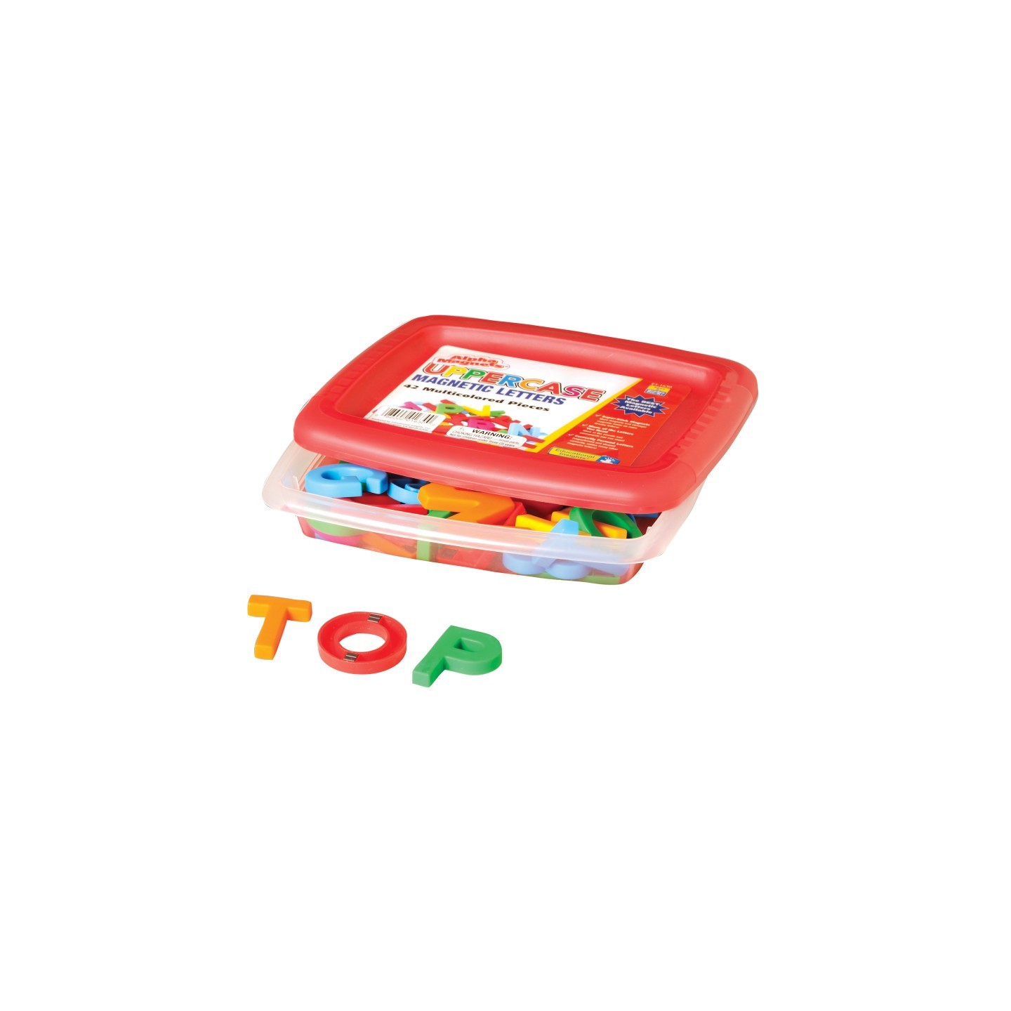 Educational Insights AlphaMagnets®, Uppercase, Multi-Colored, 42 pcs