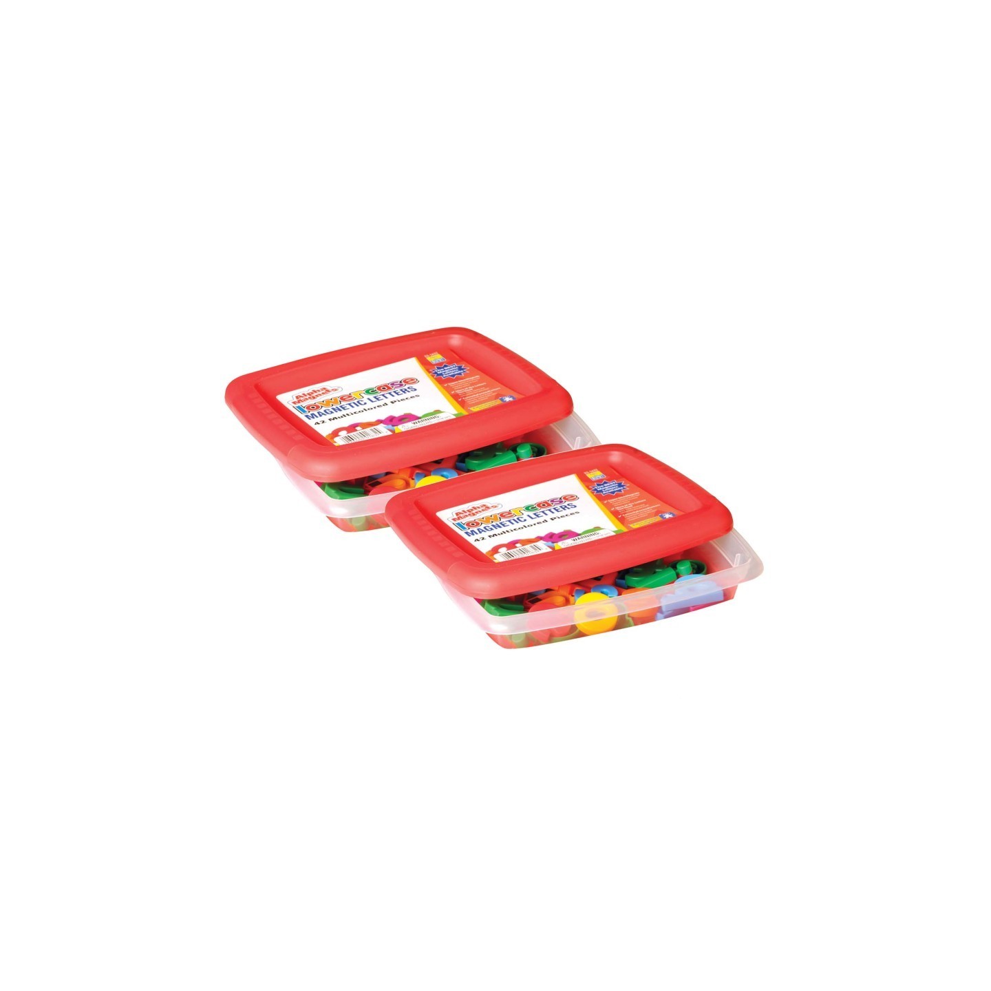 Educational Insights AlphaMagnets® Multicolored Lowercase, 42 Per Pack, 2 Packs